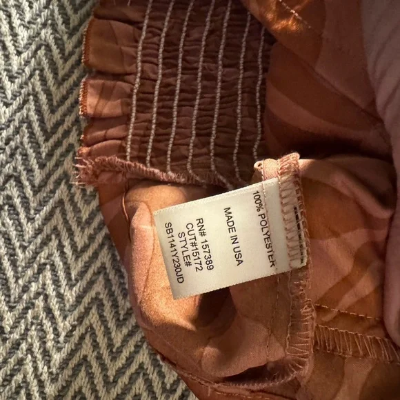 Altar'd State Rust Swirl Crop Top - Picture 6 of 8